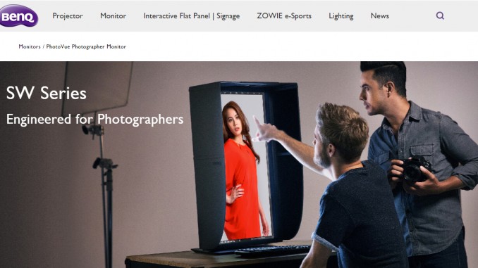 BenQ SW271 จอสำหรับแต่งภาพที่ถูกดีไซน์มาเพื่อมืออาชีพ