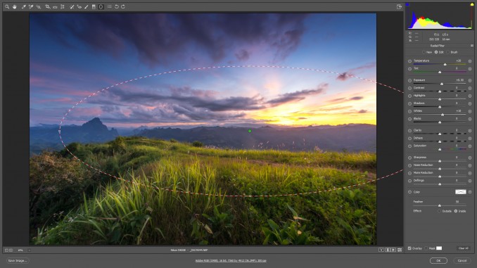 Adobe Camera Raw Example